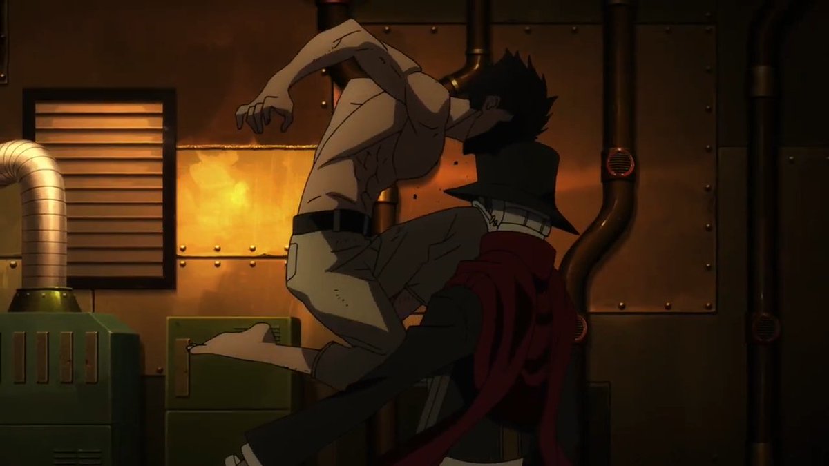 #FireForce: Not a bad episode this week.It's another headbutt.It'...