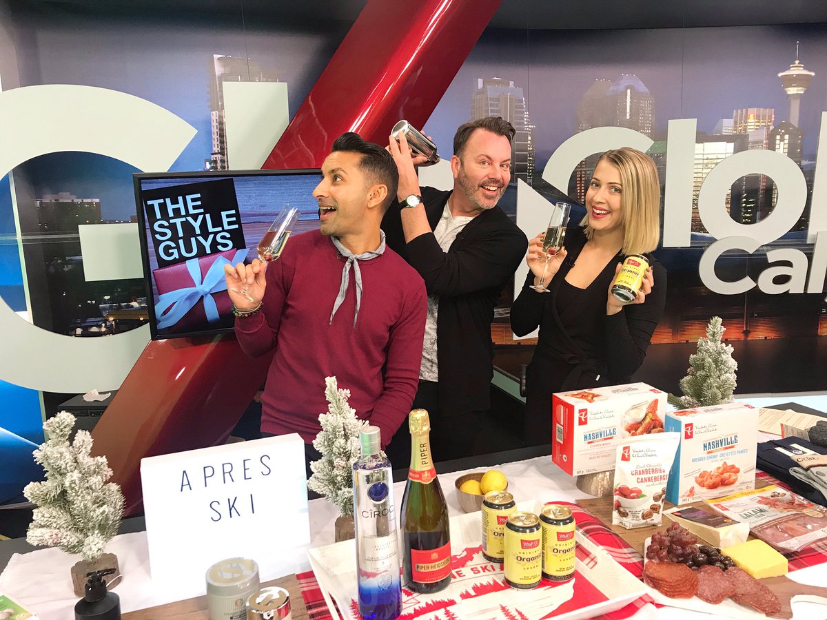 TheStyleGuysCa's tweet photo. Always #ApresSki in style! Thanks @GlobalCalgary @TiffanyGlobal for the fun chat this morning. #TheStyleGuys #Fashion #Travel #Style #Lifestyle https://t.co/kT2nwsH85j