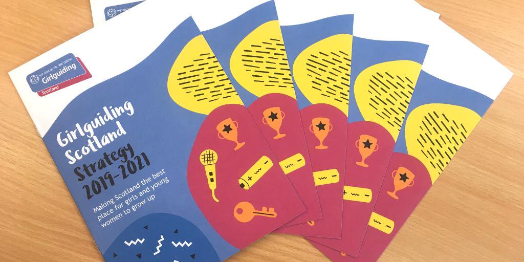 As Scotland’s leading charity for girls &amp; young women we empower members to be their best and face the challenges of growing up today. Find out more about our goals for the next 3 years &amp; flip through our brand new strategic plan ➡️ bit.ly/2FjRXsr #GuidingtheFuture