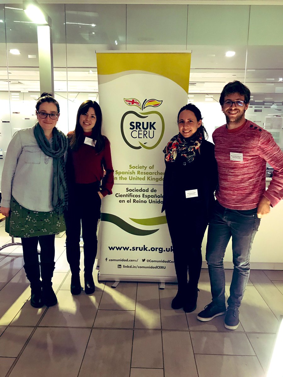 ComunidadCeru's tweet photo. A great event requires a great Social Media team! Massive thanks to our Community Managers @AlbaRMeira @clersdom #BeaBaño & @MiguelCach91 for the live coverage of #SRUKCancer https://t.co/7hpj7cPPAh