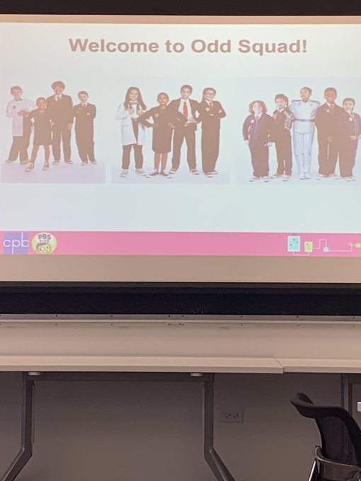 eriksonmath's tweet photo. "Getting ready to learn from @SkipFennell and @PBSKIDS about ODD SQUAD. Hanging out with @omowalemoses"
#PromisingMath #earlymath
RT @EAKuehnert https://t.co/hwAugoEbxg