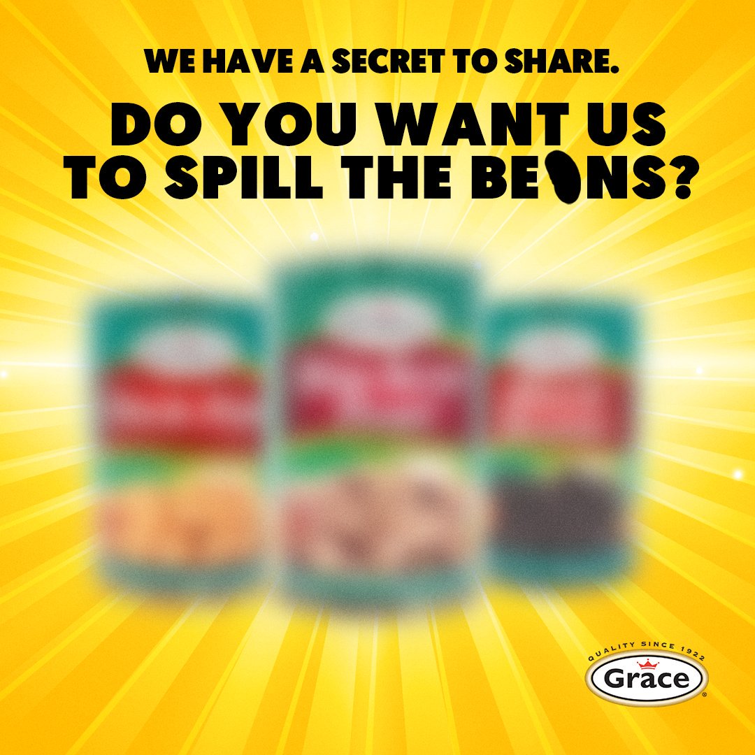 gracefoods's tweet image. Shh🤫! Don't tell anyone, but we're about to spill the beans! Can you guess our secret?

#SpillTheBeans #ShareTheFlava #DiGoodFoodDem