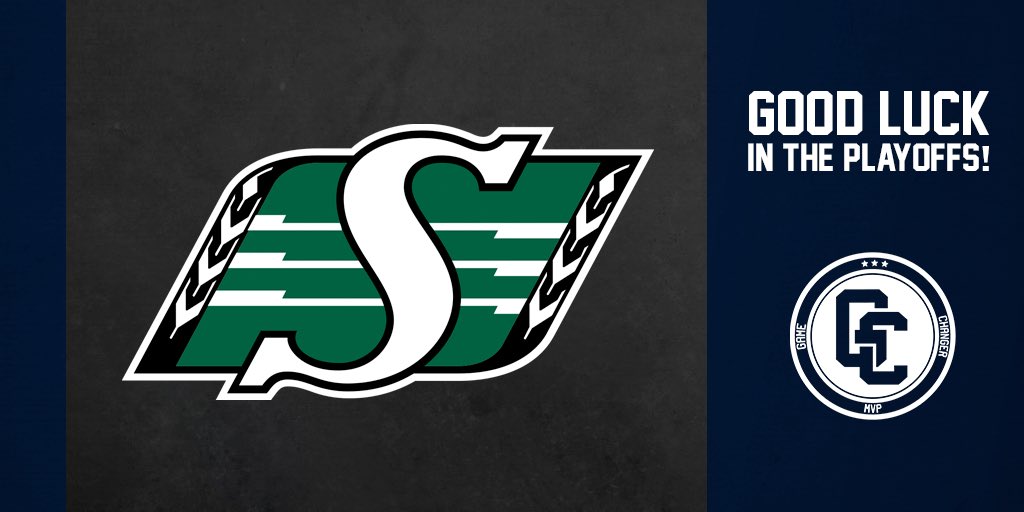 XciteInt's tweet photo. Good luck to our partners, the @sskroughriders, in the #CGPlayoffs!
#BEL13VE #UniteInGreen #GameChanger #GCMVP https://t.co/nX8ATO5A0C