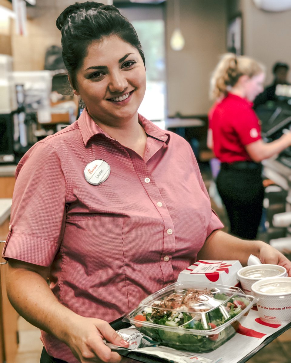 ResearchCFA's tweet image. “We’re not in the chicken business serving people, we’re in the people business serving chicken." - Truett Cathy
#ChickfilAResearchTriangle #NationalFastFoodDay #PeopleBusiness #QuickServicewithCare #CareforOthers #chickfila