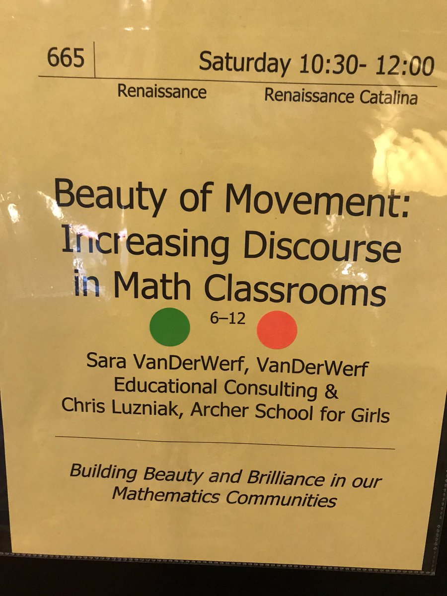 cluzniak's tweet image. It&apos;s happening at 10:30a! Come move with me and @saravdwerf in Catalina!! 
#mathmovement #CMCmath