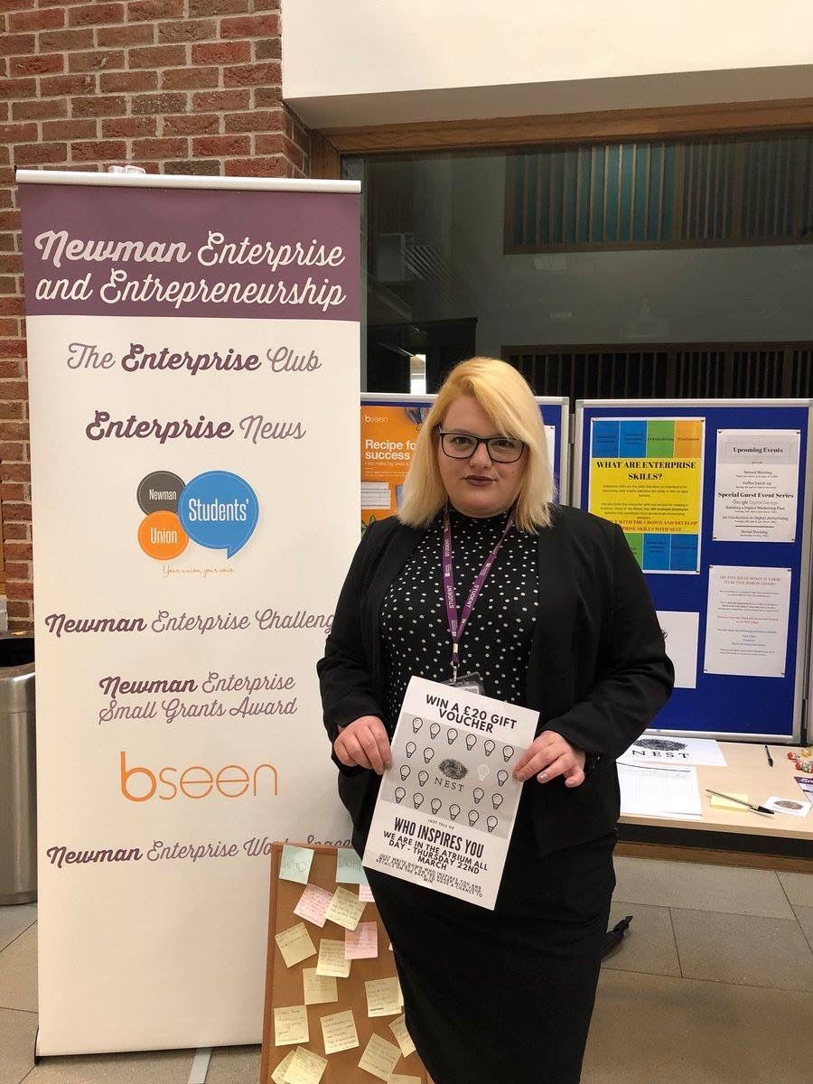 We are a business enterprise group <a href="/Newman_Uni/">Birmingham Newman University</a> <a href="/NewmanSU/">NewmanSU</a> who put on regular workshops and events to support those who are thinking about starting their own businesses or social enterprises. Find out more here: buff.ly/378LqOu