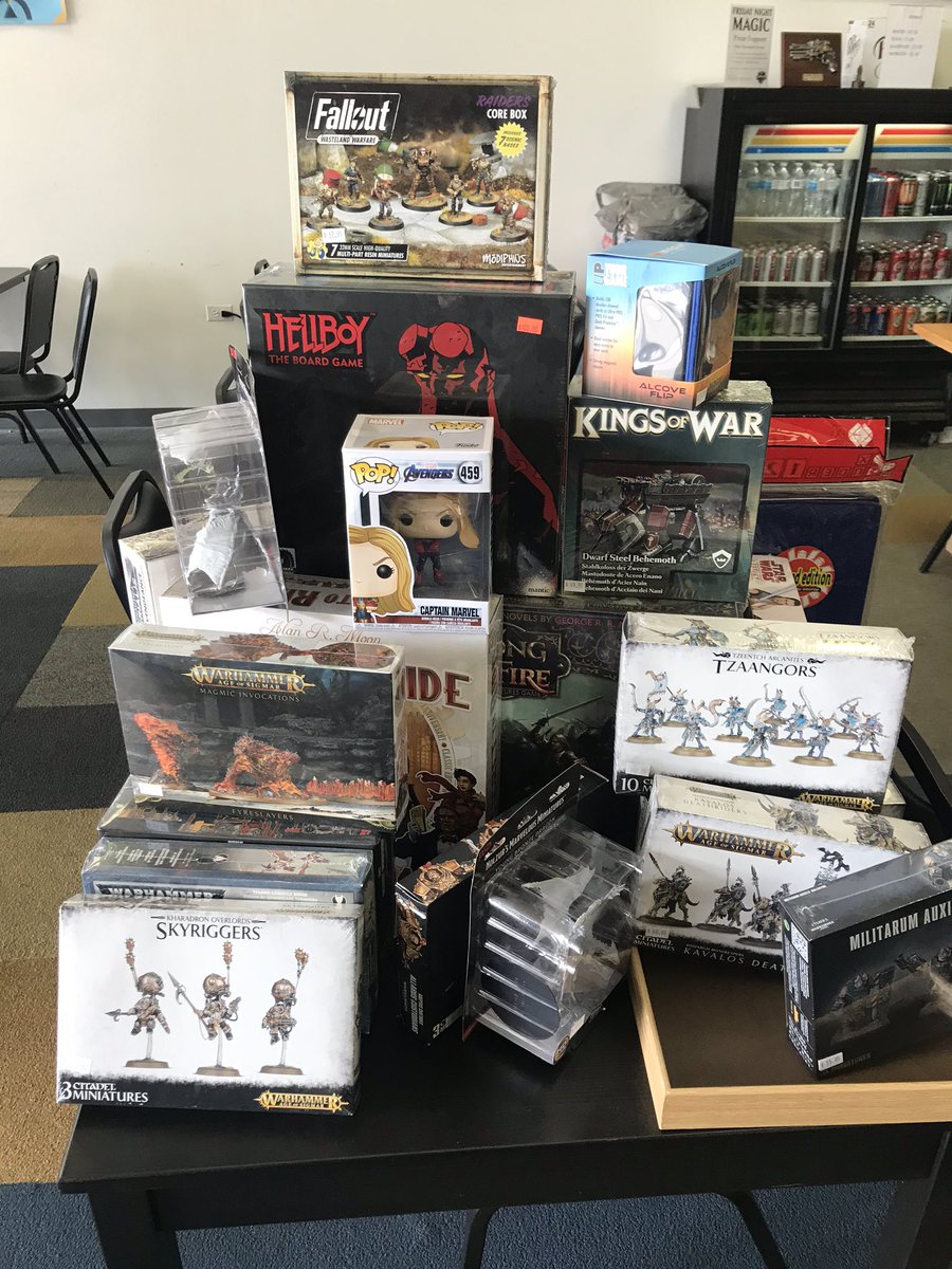 GrognardStore's tweet image. Everything on sale today! And fabulous prizes being given out! And food!!! Play some demo games! Collecting for charity too!
