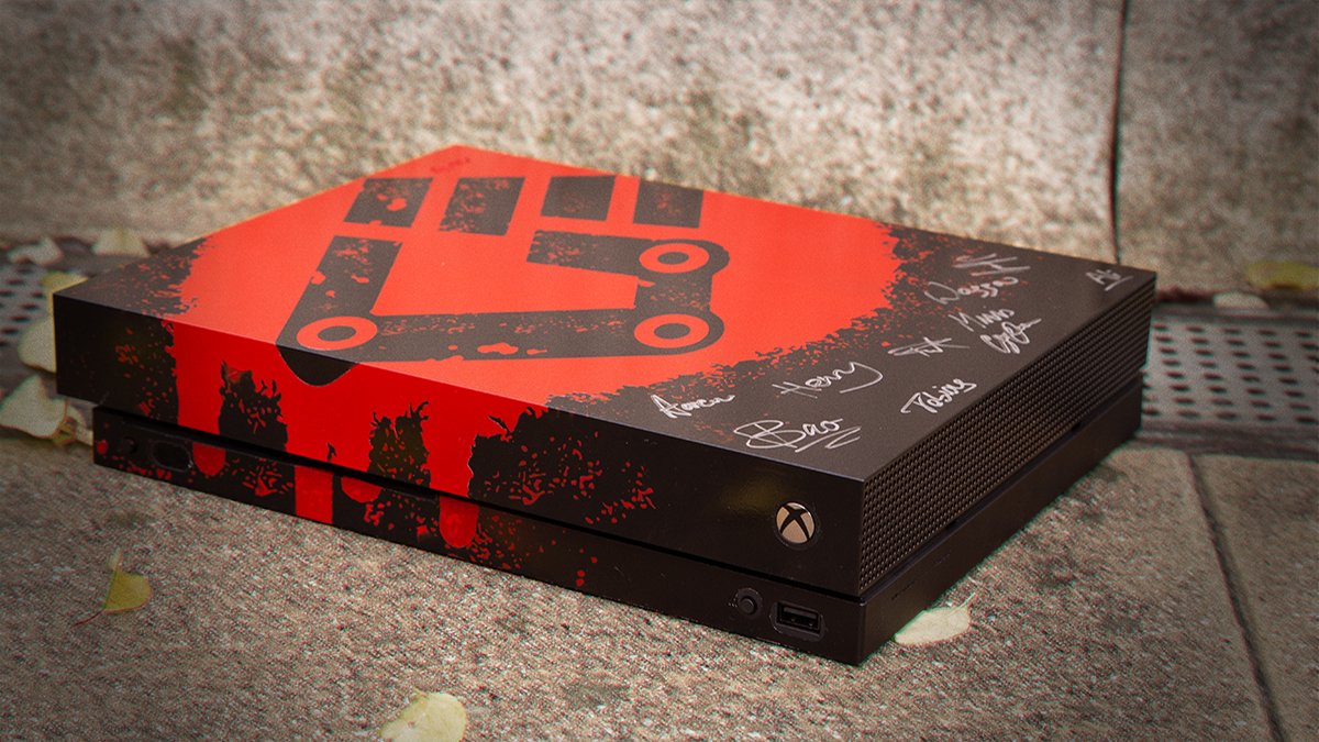 xboxuk's tweet image. For your chance to win this rad custom #BleedingEdge Xbox One X signed by the dev team just:

✅ Retweet this tweet
✅ Follow @xboxuk and @BleedingEdgeNT

T&amp;amp;Cs ➡️ facebook.com/notes/xbox-uk/…