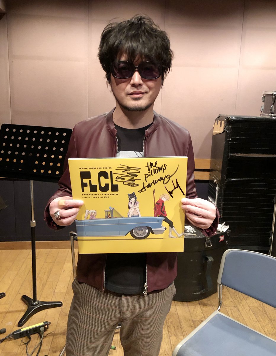 Milan Records On Twitter Friends At Adultswim The Pillows Thepillowsjpn Have Been Busy Signing The Flcl Vinyl For The Winners Of The Giveaways Flcl Https T Co Goioautqdd