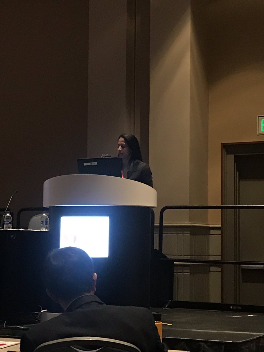 Finalist for the Melvin L. Marcus award @priyaumapathi presents her research.@HopkinsMedicine @JohnsHopkinsDOM @hopkinsheart #aha19