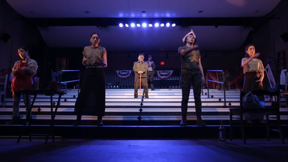 thinkery_verse's tweet image. &amp;lt;&amp;lt; AFTERSHOCK / La Réplica &amp;gt;&amp;gt;

“An impressionistic, full-throated meditation on war and service—the allures, the costs, the relationships they create and rip apart.” 

@idelissecollazo @ArtSparkTx @AVAFESTHEALVETS @teatrovivotx