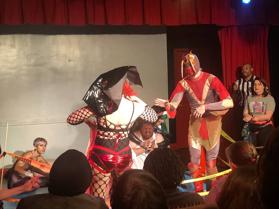 NatStalgia_XSW's tweet image. That face you make when @MaryMary_XSW starts stripping to seduce @DatCajunCrawdad. 😂 #XSWLive #XSW