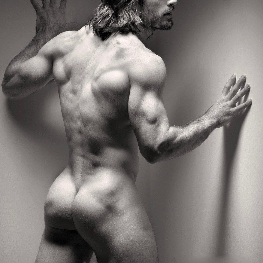 Large Bruce Bellas Nude Male Physique Photo Sold