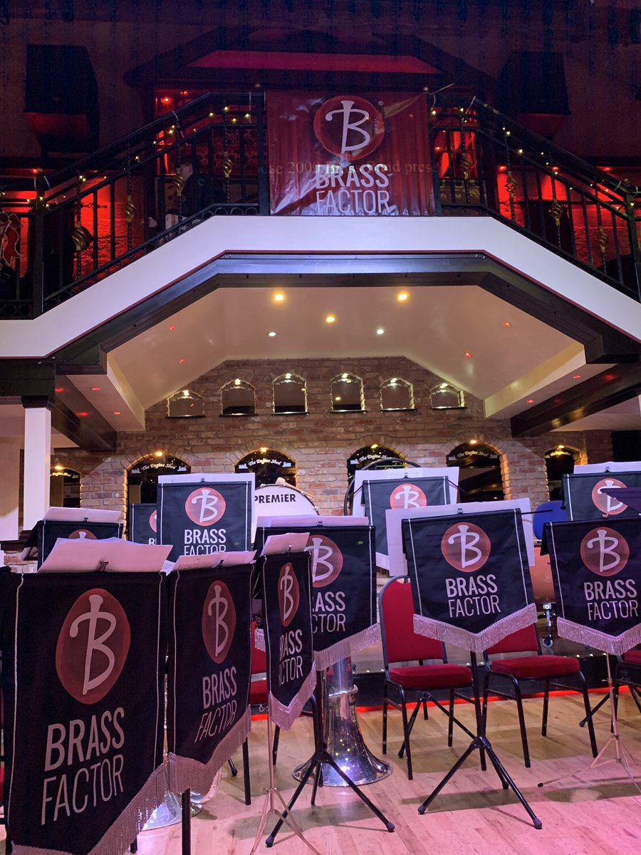 Nearly ready to begin at the 2019 <a href="/BrassFactor10/">Brass Factor</a> at the <a href="/engineshed/">The Engine Shed</a> 🎶 thank you for supporting <a href="/MartinHouseCH/">Martin House Children's Hospice</a> and good luck everyone!