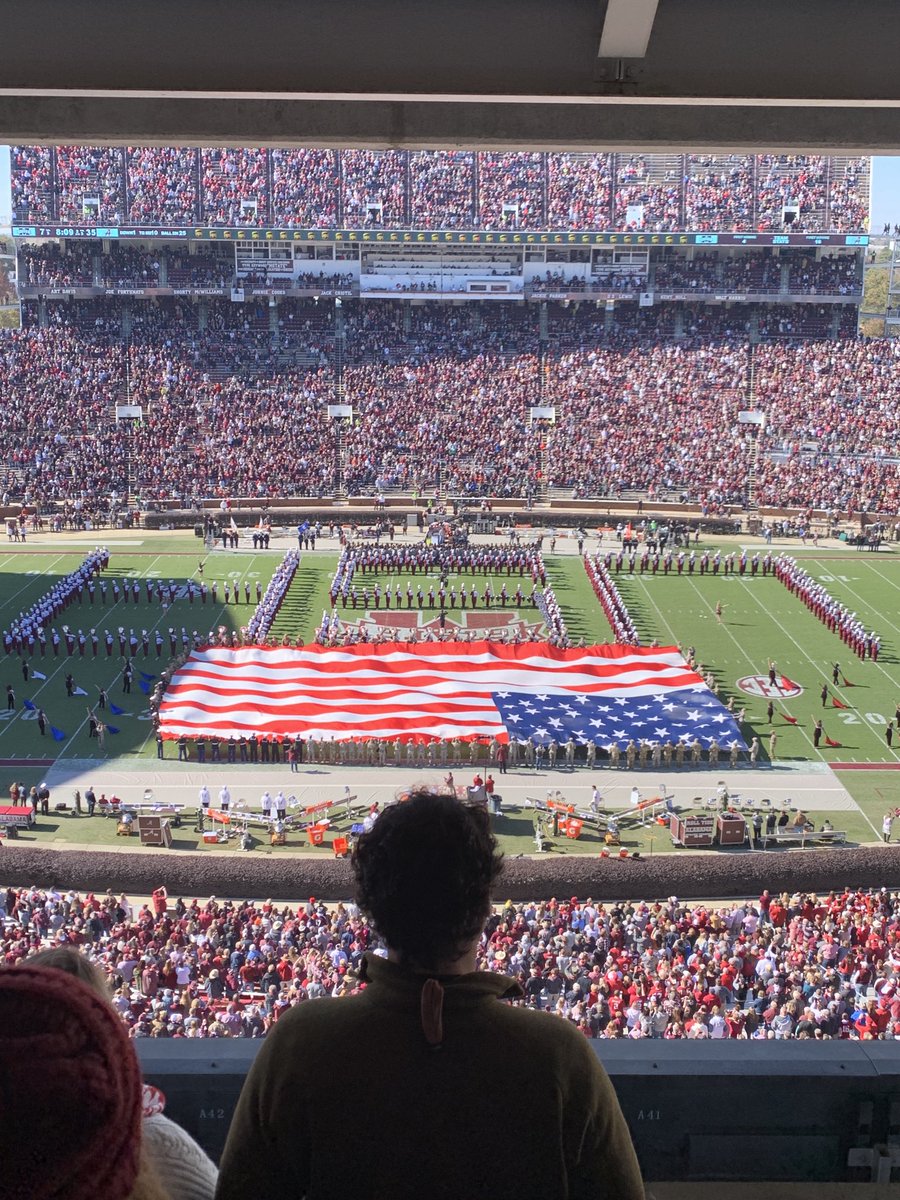 There is nothing like the tribute to our military on gameday. Would do it all over again. #GoNavy