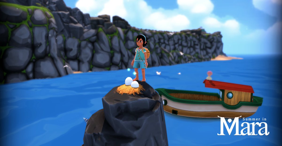 Some places in your island are far to reach them swimming. But you have a great boat! 

#SummerMara | #indiegame | #screenshotsaturday