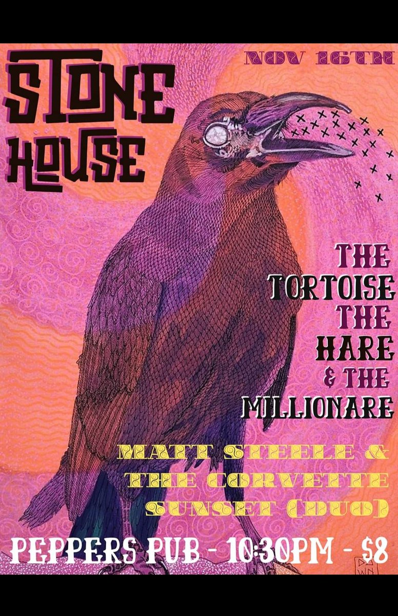 Tonight! Cape Bretons #stonehouseband w <a href="/THTMBand/">Tortoise Hare & TM</a> #mattsteeleandthecorvettesunset! Doors 1030 / Show 11!