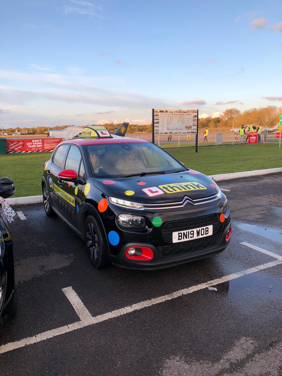 thinkdriving's tweet image. We were so proud to have several of our Think Driving School cars take part in this year’s @big_relay to raise money for @BBCCiN. We were also honoured to have one as a ‘Lead Car’ from @BBSAirport to @LEGOLANDWindsor. #ChildrenInNeed2019 #BLR19 #BigLearnerRelay #Pudsey