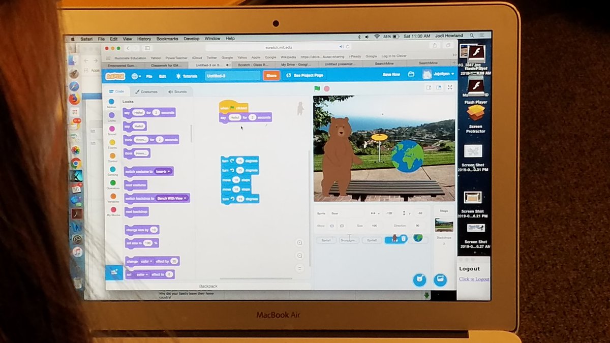 SabrinaMcD's tweet photo. Teachers from #EMpowered19 and #FAME19 exploring @scratch to complete math challenges @KCImaths #KCIMath @Cbustamante2222 https://t.co/fcJnIsiOLA
