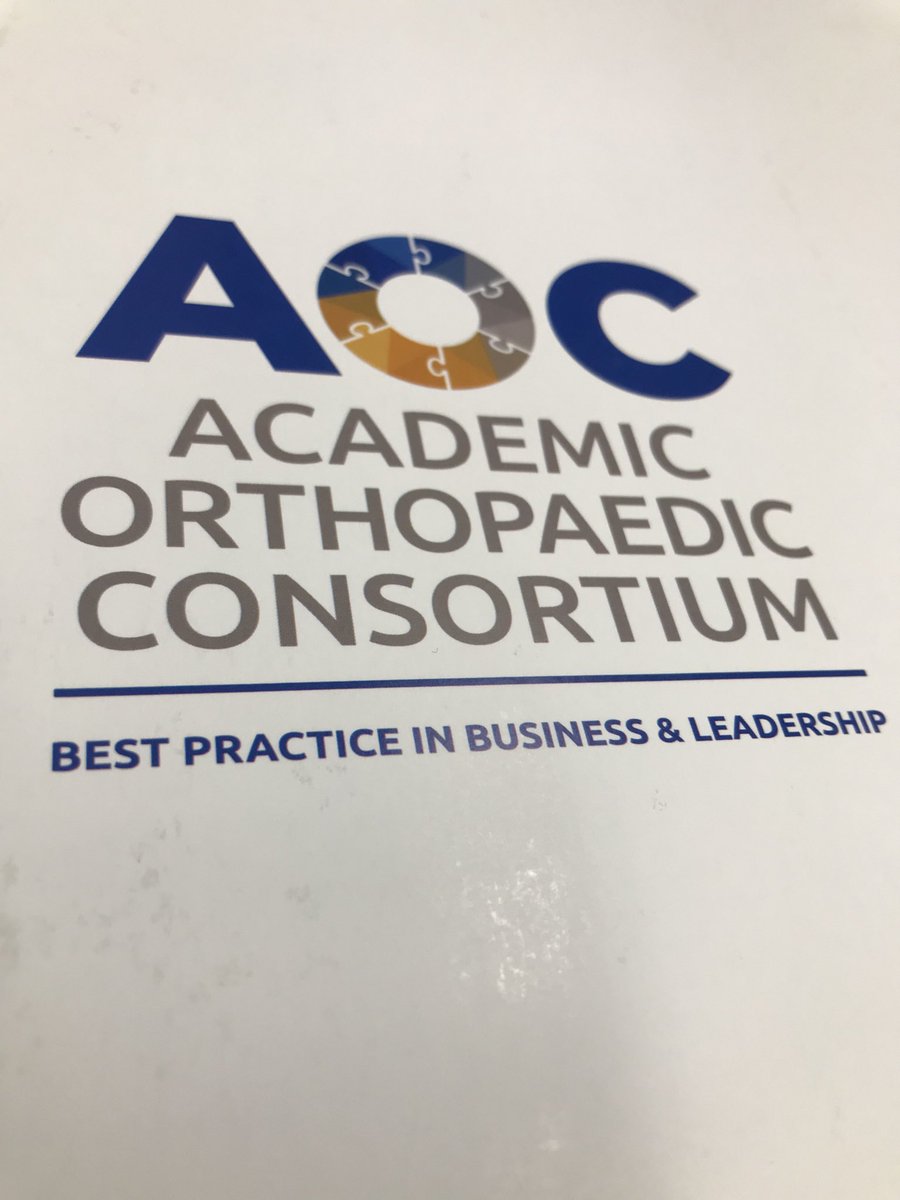 Terrific exchange of business and leadership ideas with colleagues at Academic Orthopaedic Consortium 2019 in philly! Many thanks to Dr. L. Scott Levin for hosting!