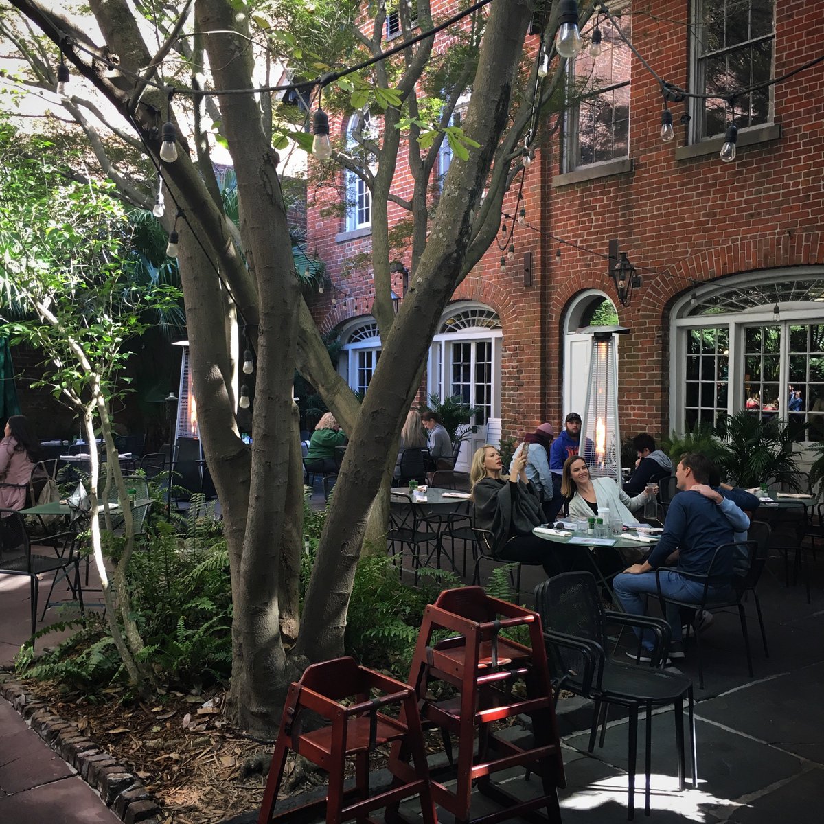 <a href="/CafeAmelieNOLA/">Cafe Amelie</a> our courtyard will always have its cold weather troopers.
