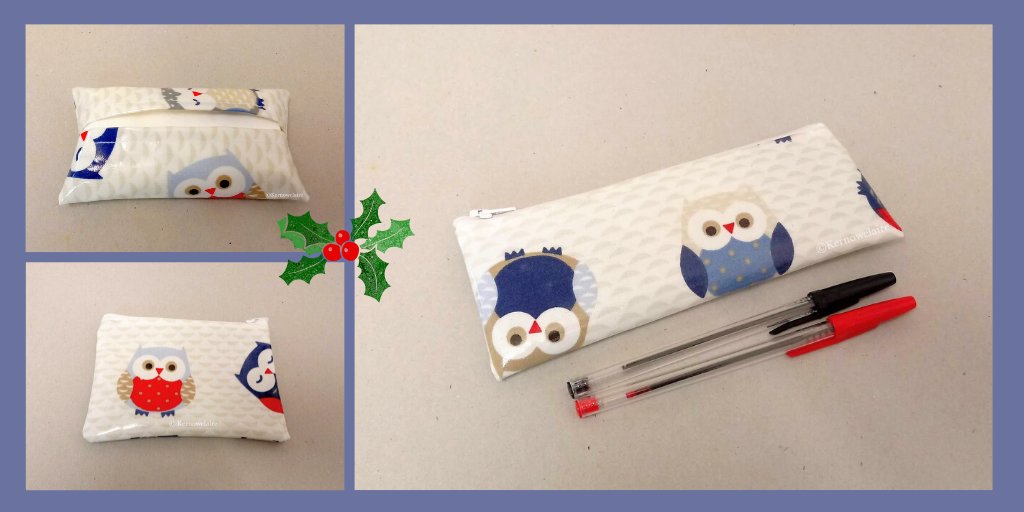 kernowclaire1's tweet image. Lovely owl items in oilcloth. Matching pencil case, tissue holder and purse. Lots more gift ideas in my shop  #handmade #coinpurse #owls #shopsmallthischristmas #giftforher #stockingfillers etsy.com/uk/shop/Kernow…