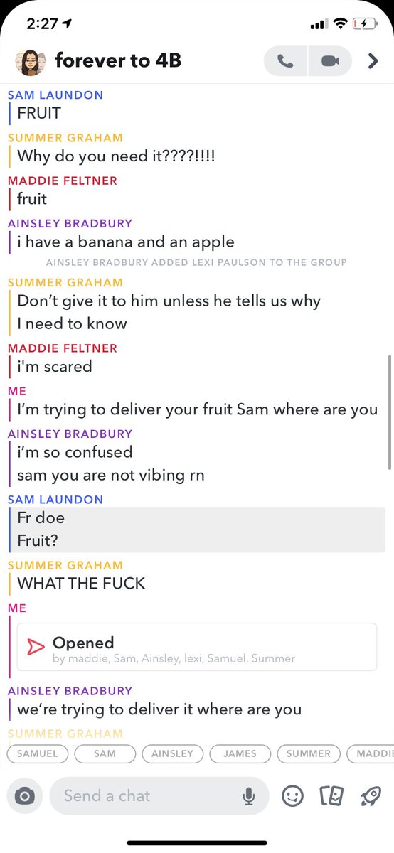 barillamn's tweet photo. When anyone asks what going to college is like I’m gonna show them these pictures. Reason for needing fruit: still unknown https://t.co/KG6yQU9C7X
