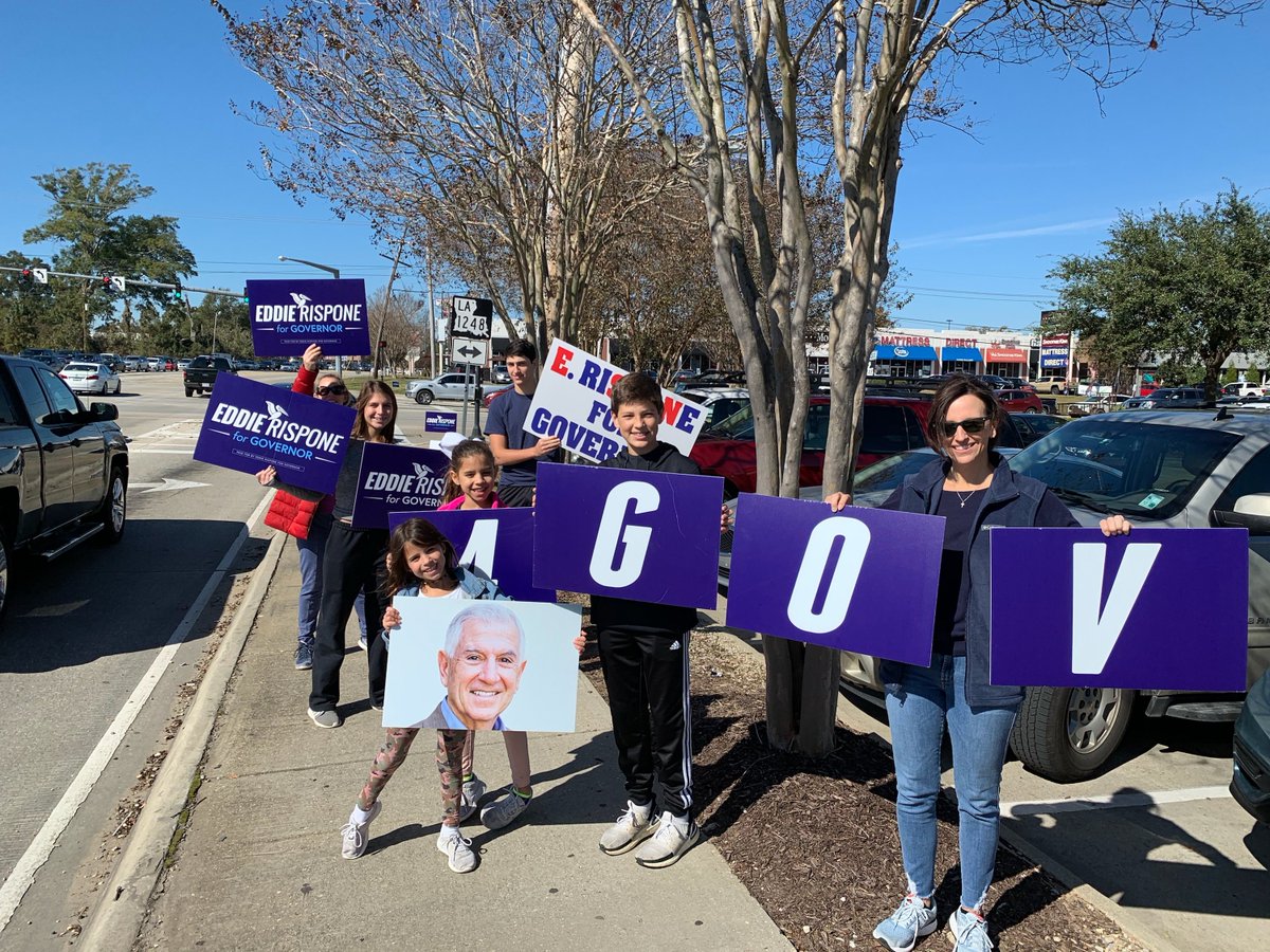 I am so grateful to my wonderful family for all of their support throughout this campaign and helping us get out the vote today. Polls are open until 8:00 - Geaux #VoteRispone!