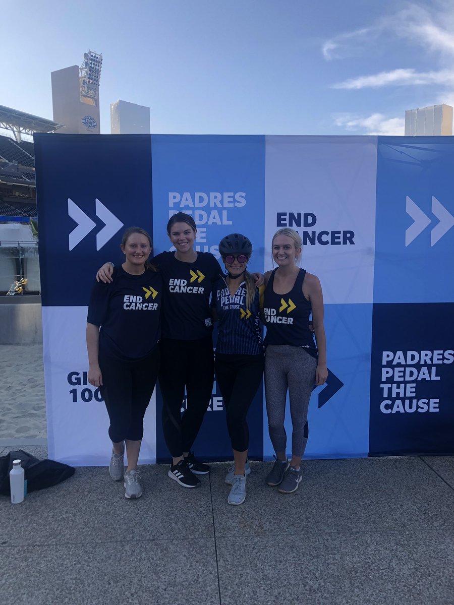 AshBFarver's tweet photo. Team @biocom is riding, running, and spinning today for #PadresPedal19 #endcancer https://t.co/z1TiZhyyg6