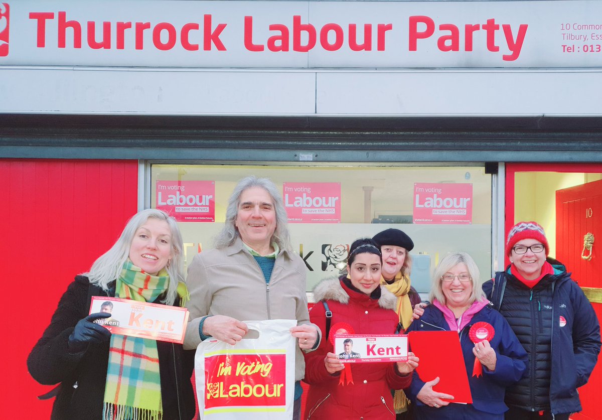 thurrocklabour's tweet photo. Absolutely fantastic day on the #labourdoorstep talking to residents across #thurrock made loads of contacts, found lots of support for @TheJohnKent and had over 100 activists out. A huge thanks to all who joined us! https://t.co/EkT29CW8LU