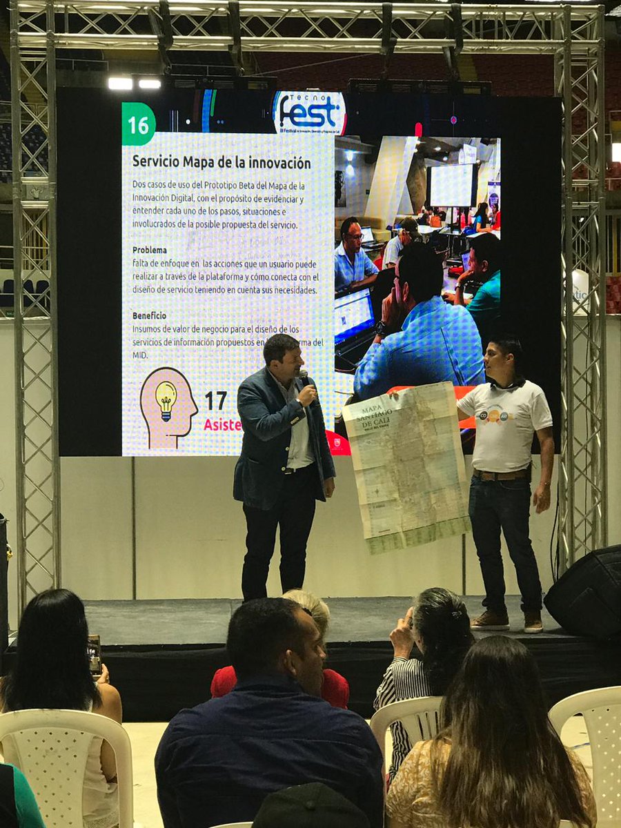 TICAlcaldiaCali's tweet photo. #AEstaHora en el #Tecnofest2019 el lanzamiento del Mapa de Innovación Digital. #DaticTeConectaConElProgreso https://t.co/WjGNtfbwja