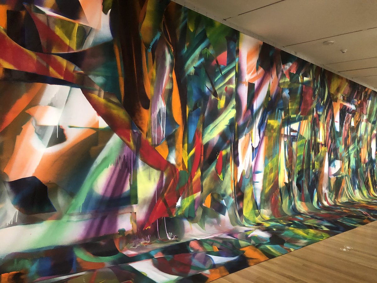 DrishtiMasand's tweet photo. Interesting trip to the MFA today 👀 #JacksonPollock #KatharinaGrosse #TheMFA #Boston #exploring https://t.co/rBF91qDdKk