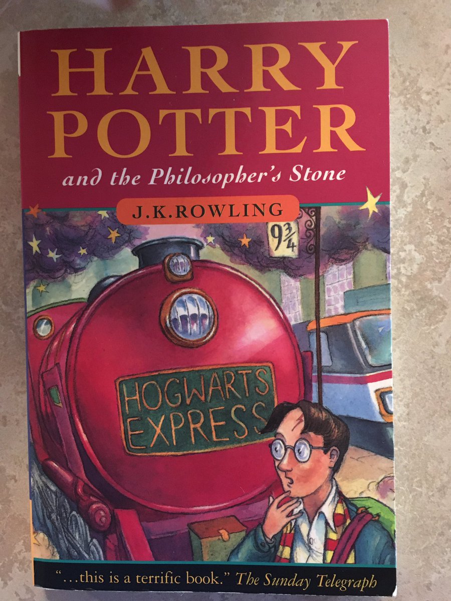 DavidKButlerUoA's tweet photo. Harry Potter and the Philosopher’s Stone, by JK Rowling (read aloud to C — C turned 11, same as Harry, so it was time.) The right mix of silly and serious, and events are connected up with satisfying neatness. The wonder at this hidden world is very nicely drawn too. #read2019 https://t.co/QvqW8EbfmJ