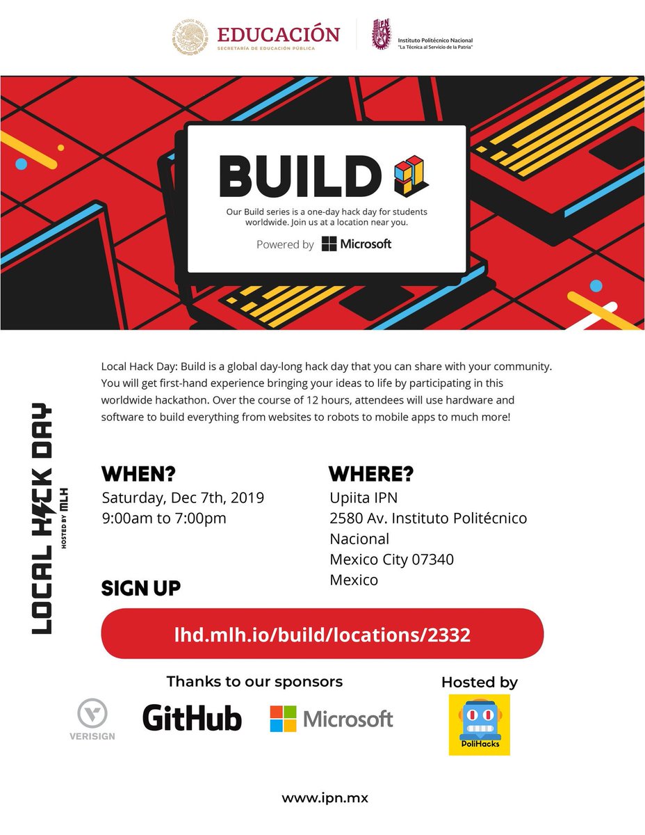 Upiita_Ipn's tweet photo. #NoTeLoPierdas 😱🎉
#verisign #github #Microsoft #Polihacks #upiitaipn #PolitécnicosDeCorazón ❤️ https://t.co/1ARwFH3HoD