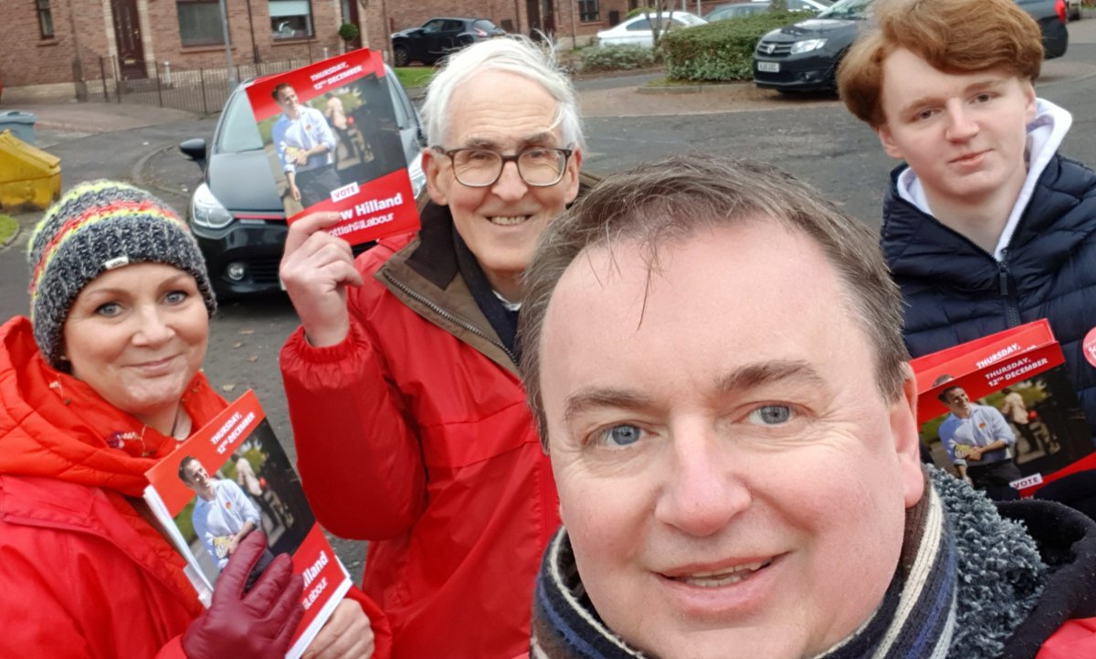 Another great day canvassing for @Andrew_Hilland our brilliant @scottishlabour candidate for #LanarkHamiltonEast

#GeneralElection19