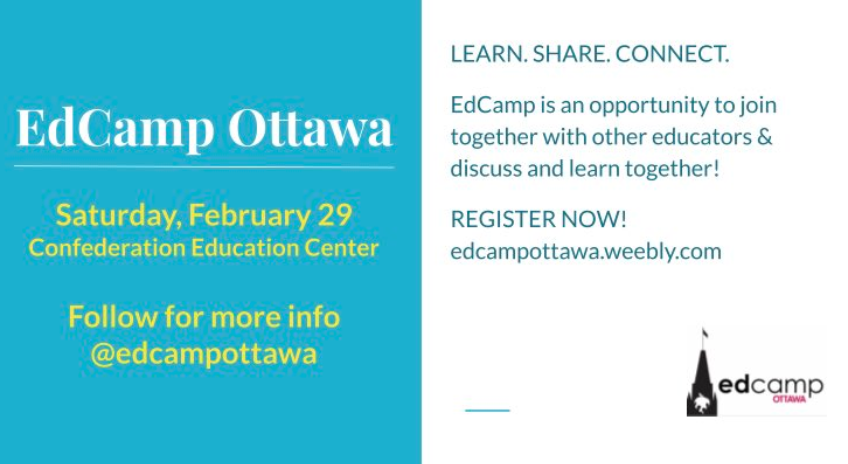 edcampottawa's tweet image. Register now! Edcamp Ottawa is always an amazing event! Free!