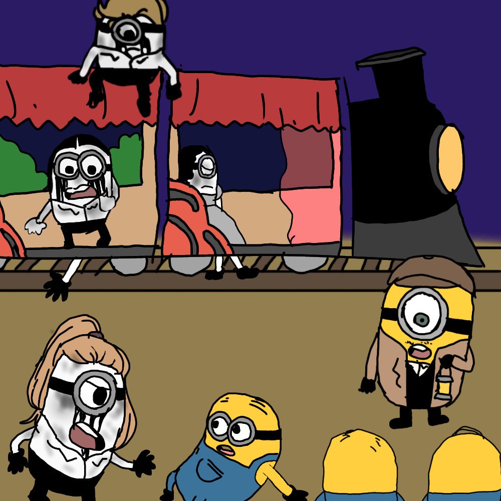 OritseALegend's tweet photo. #platform15 #minions #FrightNight @THORPEPARK @Sophie_Bone_ https://t.co/JcHf91ivJD