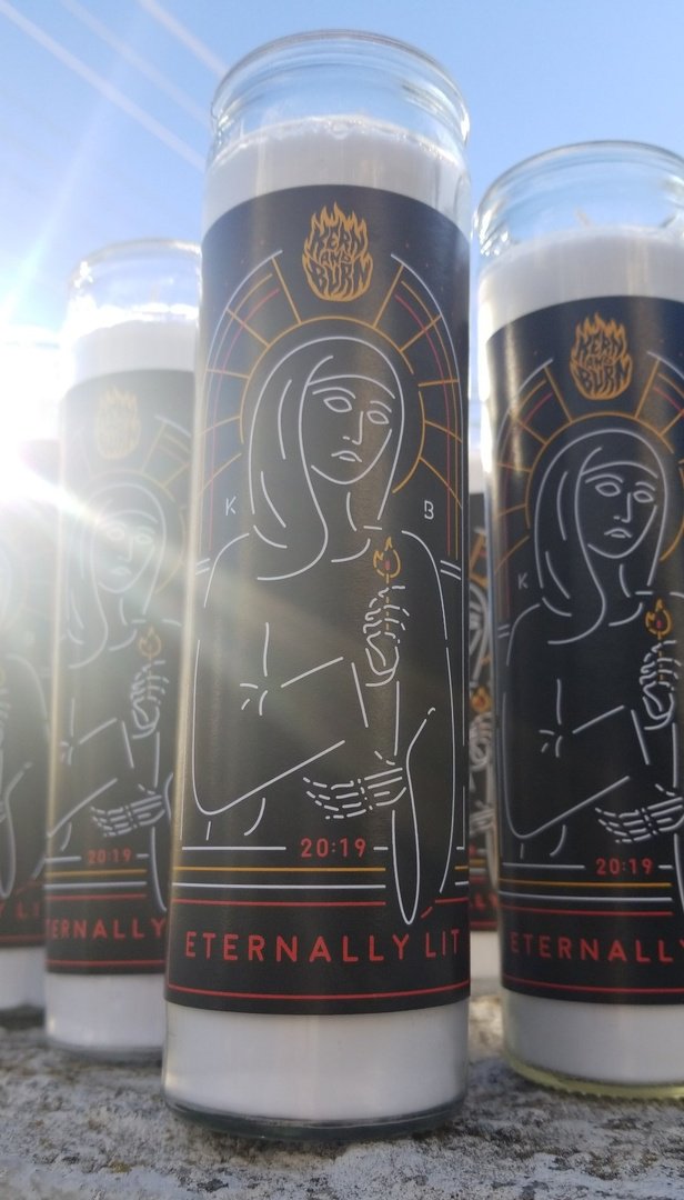 quikprinttulsa's tweet photo. We printed these saintly stickers for @ADCT and their live-action creative competition called Kern & Burn. Don’t miss this wicked good, adults-only event tomorrow night at Tulsa’s Fassler Hall! #kernandburn #longliveprint https://t.co/KgDrWK7P7N