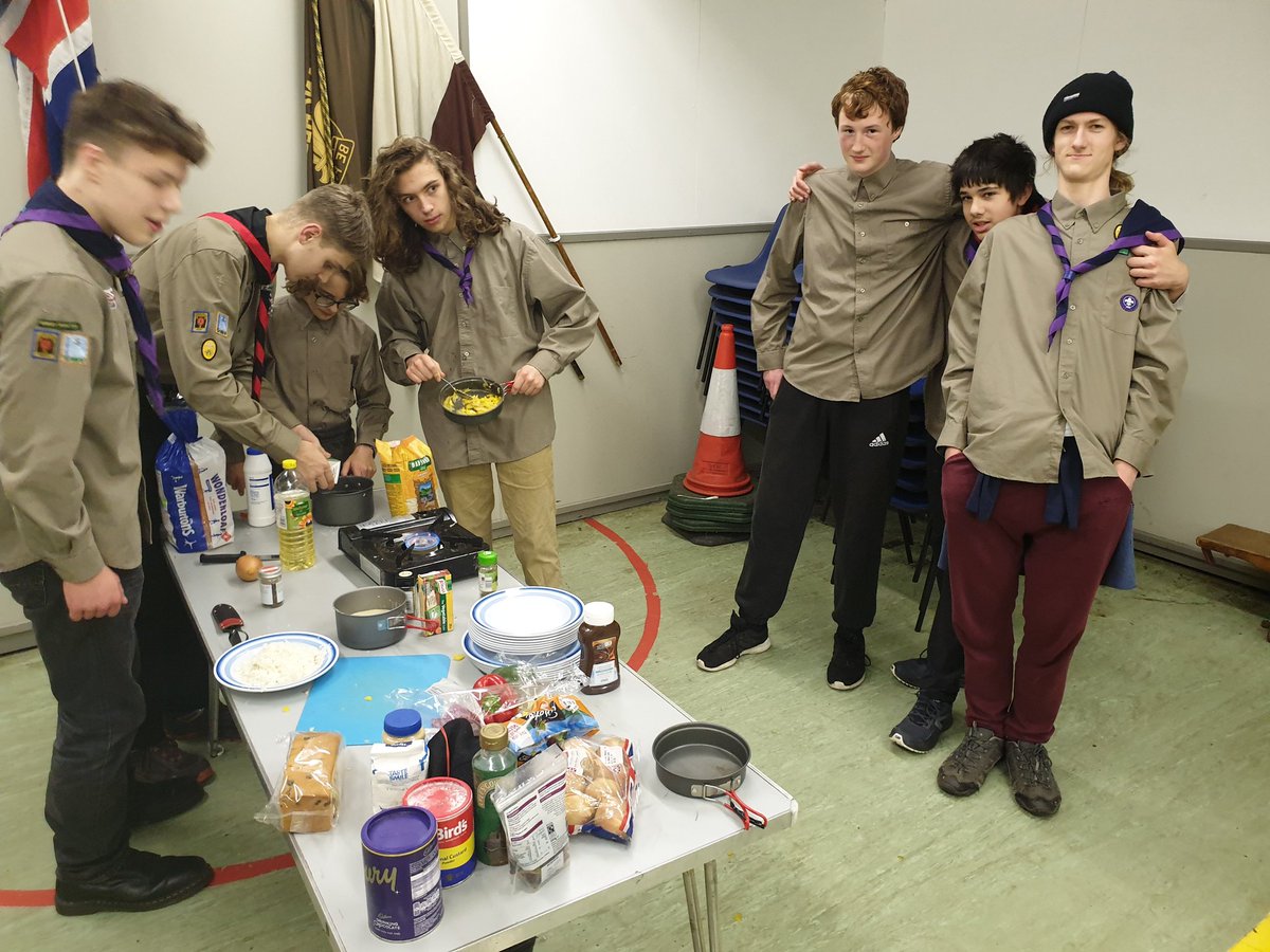 This week, our Explorers have been challenged to create a 3-course hot meal, using only #expedition cooking equipment (ie Trangias). #cooking #trangia #SkillsForLife #iscout #explorerscouts #explorers