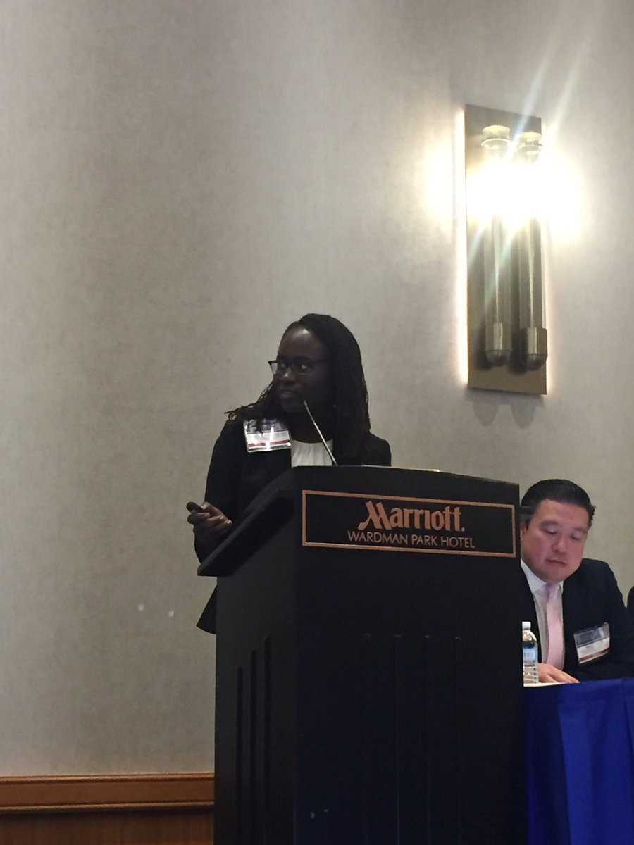chulkimMD's tweet image. #DCLUNG19 Dr. Simona Armaca (PharmD) and Eunice Ochuonyo (MSN, FNP-C) from @LombardiCancer highlighting the challenges of irAEs and discussing guideline recommendations. Nurses/APPs can play an important role in monitoring and managing irAEs. #teamworkworks