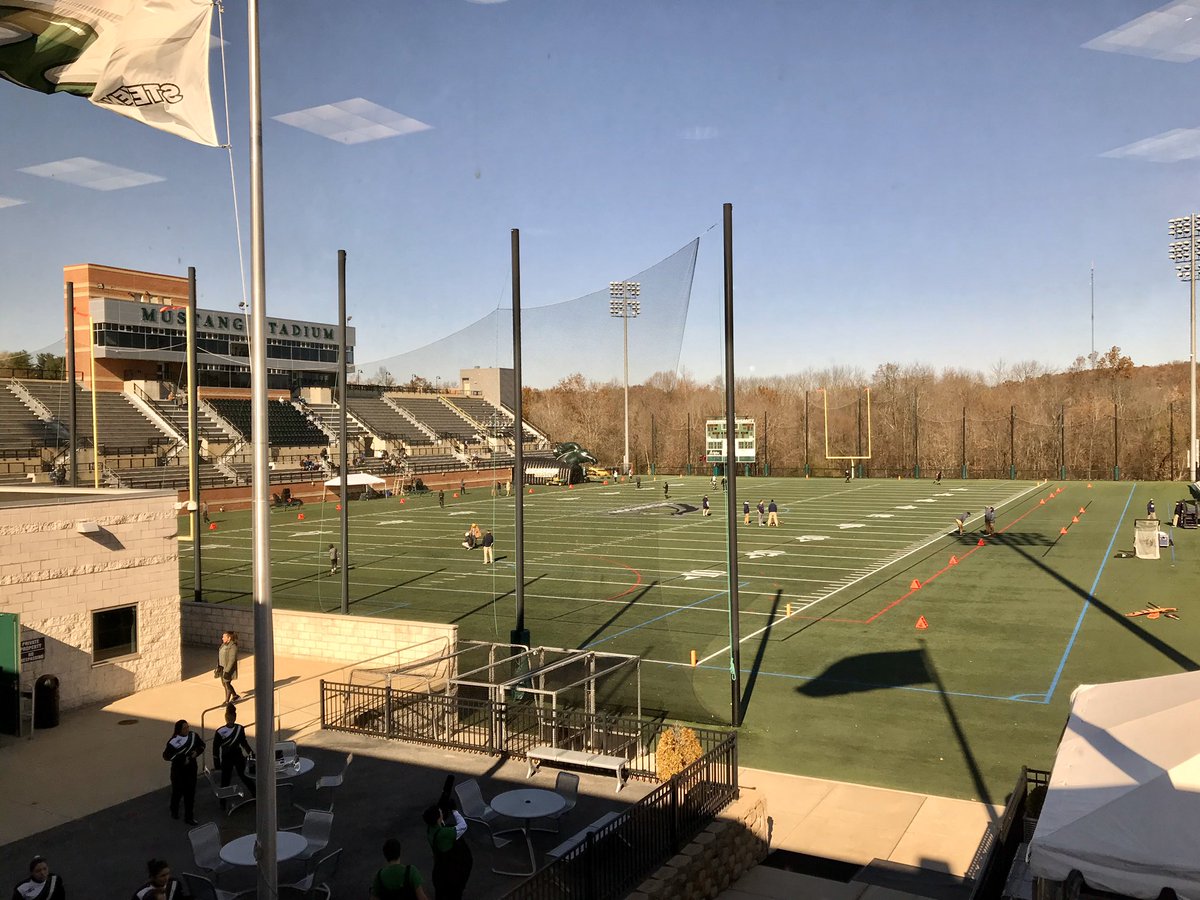 Had a great day visiting Stevenson University. Great campus and facilities. Thanks for having me and great win! @StevensonFball <a href="/SUMustangFB/">Stevenson Football</a>