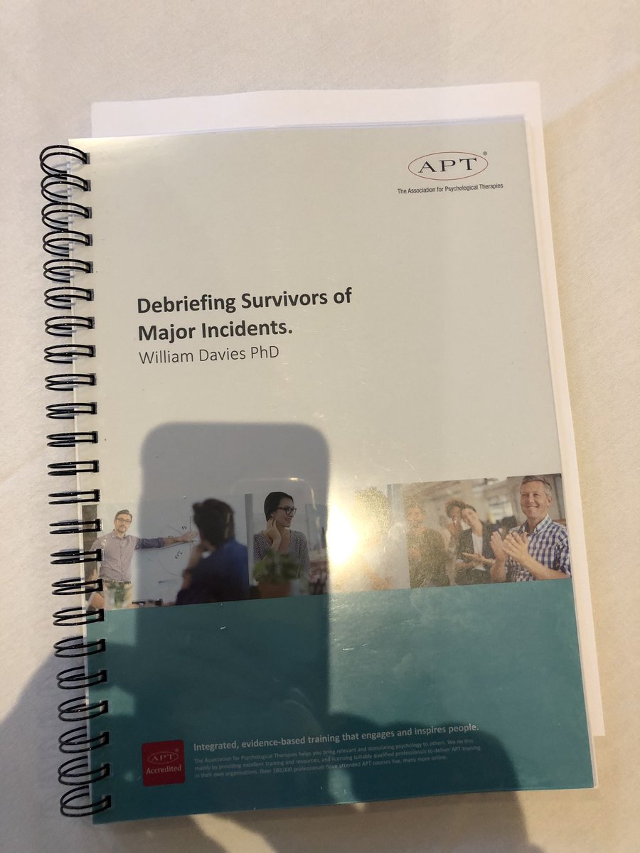 Delighted to have had the opportunity to attend this training. Looking forward to supporting our staff post incident <a href="/Jennieglee/">Jennie Lee Sims</a> <a href="/FionaMccarry/">Fiona McCarry</a> <a href="/JacquieWilson7/">Jacquie Wilson</a>