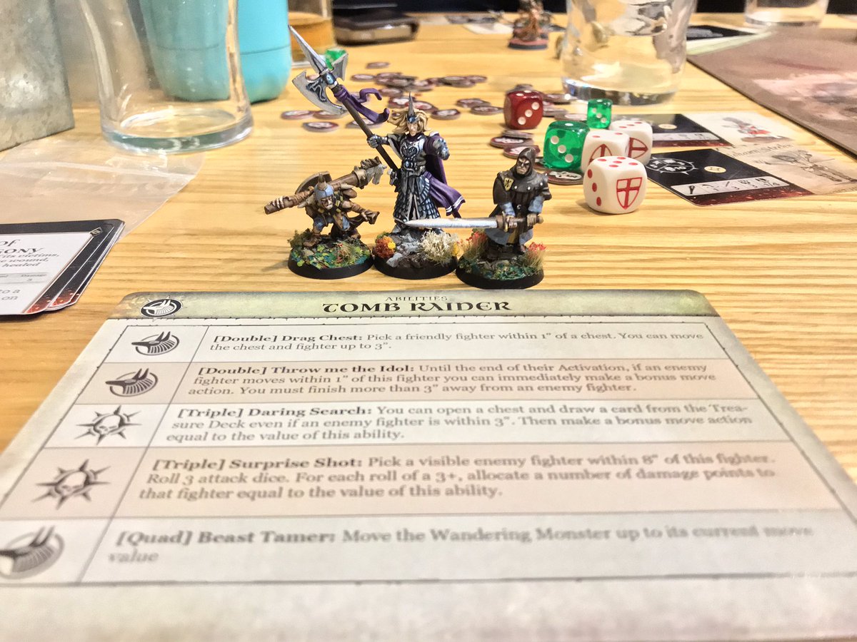 HadrielCaine's tweet image. #warcry custom scenario and cards this evening in bugmans. Amazing fun. Wonderful print quality too. As good as the main game. Great fun. #forbiddenpower #midnighttomb
