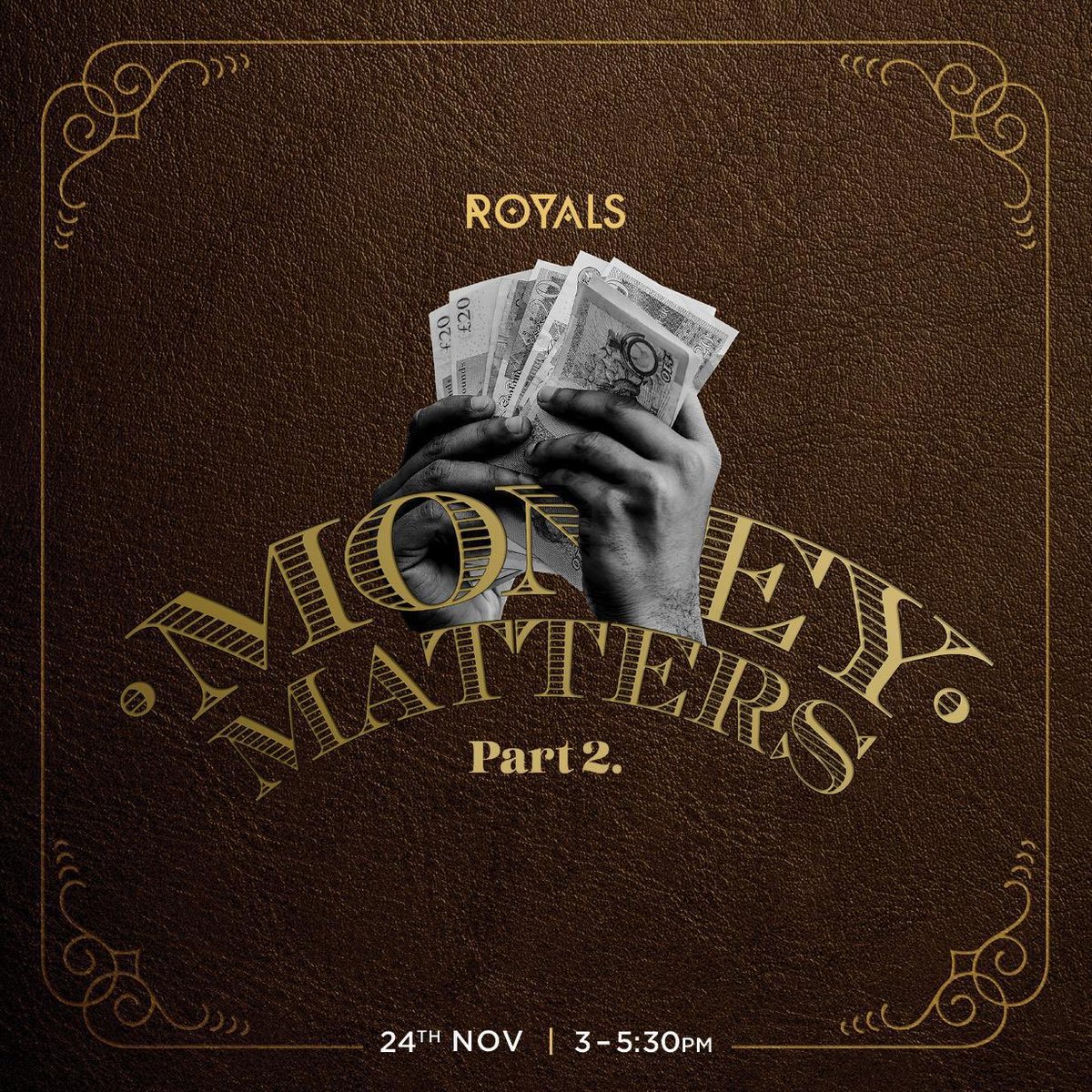 KiccRoyals's tweet photo. Join Us for MONEY MATTERS PT2
•
With special guest @theemaneffectuk 
A qualified financial advisor
•
We will have a presentation on money matters and a Q&amp;A session! No doubt he will bless us all next week. So don’t miss it! •
#ruleinlife #kiccroyals https://t.co/Nyfi1sbqpe