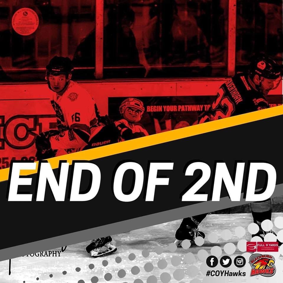 🥅🏒 Hawks score early in the 2nd period &amp; level the score at 2-2. Inconsistent form throws away a 5 on 3 PP &amp; allows @Stingenl to score. They limit Hawks to a single goal and score another resulting in a 2-1 score for the 2nd 20 minutes of play 🏒🥅

🚨 STING 4-2 HAWKS 🚨

#COYH