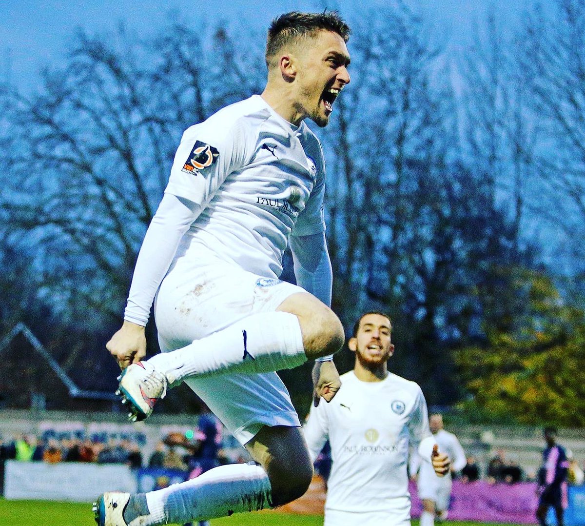 BTFC's tweet photo. 3️⃣Seasons
3️⃣Games 
3️⃣Goals
3️⃣Wins  
@jakerobbo9 loves a @dulwichhamletfc away day 🙌🏻 https://t.co/nlIPne4oxq