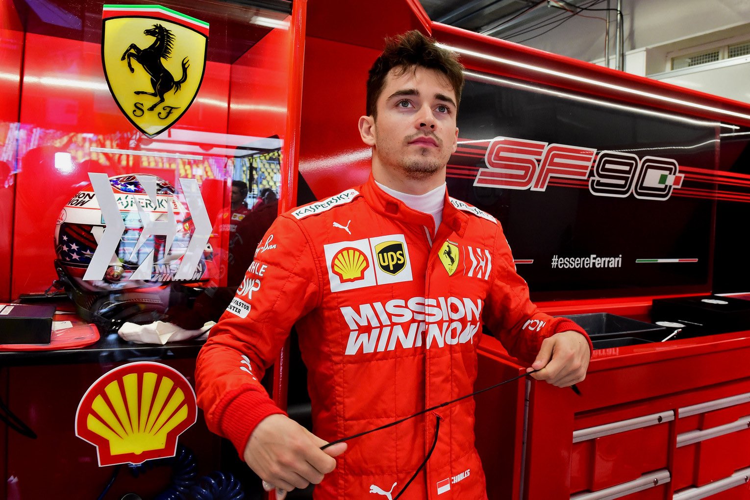 Watch Charles Leclerc drivers parade interview "Hopefully the result