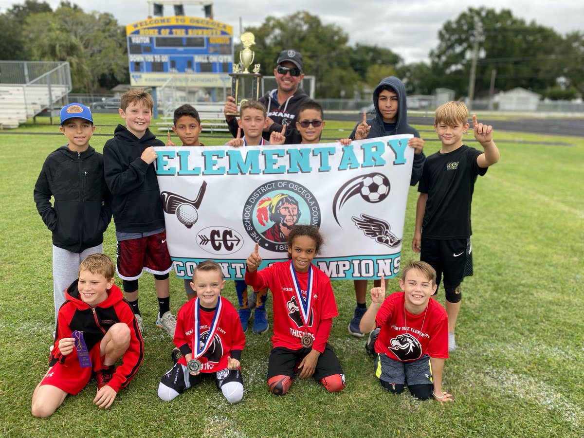 Hickory Tree Elementary sweeps the Girls and Boys Cross Country Championships! <a href="/Osceolaschools/">Osceola Schools</a>