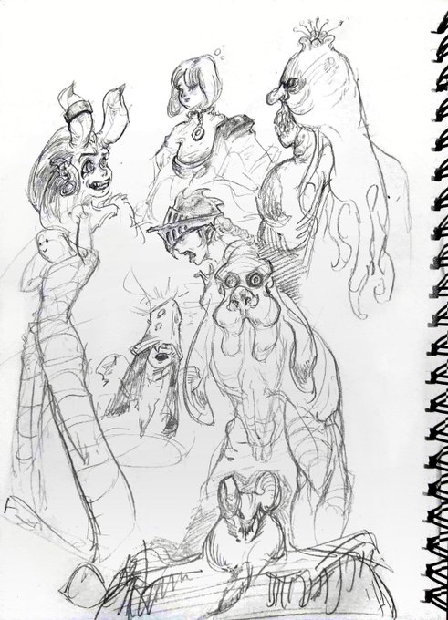 more sketchbook doodles bruh 