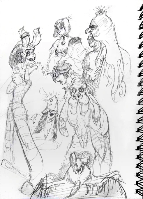 more sketchbook doodles bruh 